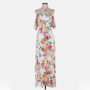NWT Charlie Henry Cold Shoulder Floral Dress - Multicolor Floral Print